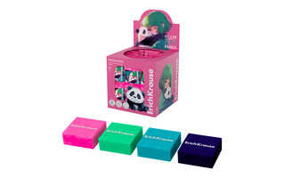 Ластик "ErichKrause.Panda Hugs" Эко-ПВХ инд.упак. 63057