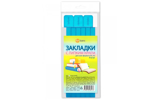 Закладки-ляссе dpskanc.Матово-голубые 12*376 пластик 6шт 2921/6-127 ДПС