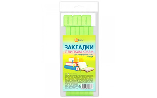 Закладки-ляссе dpskanc.Матово-Лаймовые 12*376 пластик 6шт 2921/6-133 ДПС