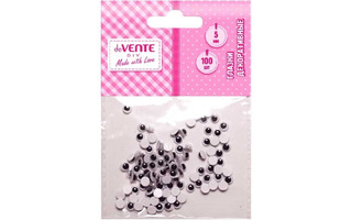 Декоративные элементы "deVente.Глазки" d=0,5см 100шт черные 8001119