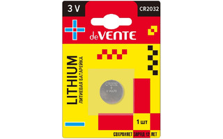 Батарейка deVente CR 2032 (BL1) литиевая 9010121