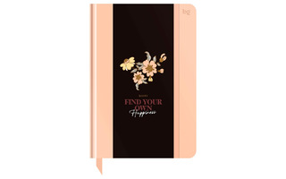 Ежедневник А5  136л "Flowery.Peach" н/датир. тв. пер DuА5_64363 BG