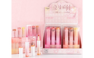 Набор текстовыделителей  3шт "Inmorning.Romantic moment" скошенные ассорти YML-704B (1060)