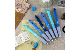 Ручка Пиши-стирай гелевая "Hello!Astronaut" автомат синяя 0,5мм Inmorning YML-09803A-1