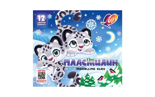 Пластилин 12 цв "Zoo" 180гр 29С1722-08 Луч