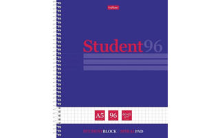 Тетрадь 96 л "Студенту.Синяя" клетка спираль 96Т5лтВ1сп_29868 081331 Хатбер