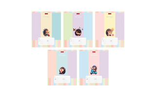 Тетрадь 12л "Ежик-мечтатель" линия 65гр 12Т5В2 091379 Хатбер