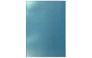 Бизнес-блокнот А4  80л "бумвинил.METALLIC" мята тв.обл., цв.блок клетка 80ББ4В1 084771 Хатбер