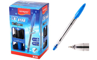 Ручка шариковая "KEYROAD" синяя 1.2мм KR973501