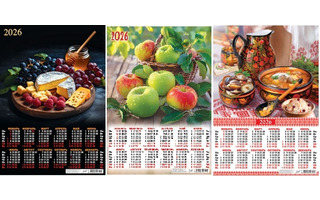 Календарь листовой А2 2026 г "Натюрморты.Кухня" аЛИСа