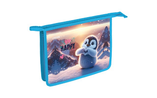 Папка для тетрадей А5 "Happy Pinguin" молния 8056592 DeVente