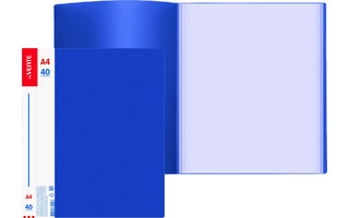 Папка  40 файлов "deVente.Daily" 600мкм 3103407 синяя