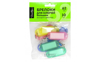 Набор брелков для ключей "Глобус" 62мм (10шт) БКБ-01