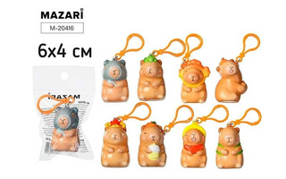 Брелок "Капибара" 6*4см M-20416