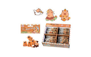 Игрушка "Антистресс Капибара" набор 4шт  3*3см M-20365