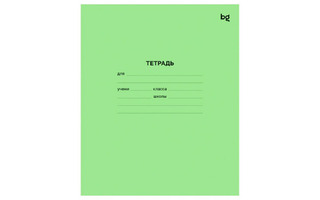 Тетрадь 24л  "Зеленая" линия 60-65 г/м2 Т5ск24 57431 BG
