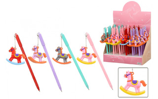 Ручка шариковая "Basir.Год Лошади"синяя МС-7619