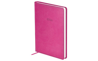 Ежедневник А6  352стр "Winner.Fuchsia" кожзам фуксия датир 2026 DdА6_09357 BG