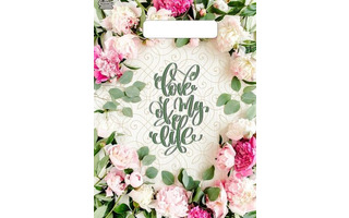 Пакет   20*30 "Бутик.Романтичный" 30мкм с вырубкой (цена за уп 100шт) 9761 Цена 1шт 4,13