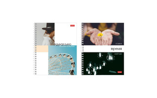 Тетрадь 80 л "Время вдохновения" линия на гребне 80Т5В2гр 090166 Хатбер