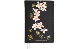 Ежедневник А5  320стр "deVente.Rebecca" н/датир кожзам. тисн.фольгой черный 2334620