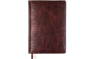 Ежедневник А5  336стр "deVENTE.Attomex.Croco" кожзам тиснение коричневый датир 2026 2332658