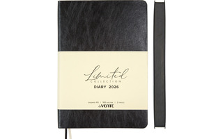 Ежедневник А5  336стр "deVENTE.Orto" кожзам черный гибкая обл. датир 2026 2232644 в кор.