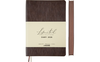 Ежедневник А5  336стр "deVENTE.Orto" кожзам темно-коричневый гибкая обл. цв.срез датир 2026 2232647