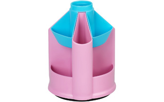 Подставка "Стамм.Mini Desk" вращающ розовый/бирюзовый ОР-31786