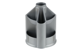 Подставка "Стамм.Мini Desk"  вращающ серая металлик ОР72