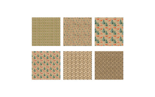 Бумага упаковочная крафт 70*100см "Stilerra" ассорти 75г/м2 NKWP-05 (8391)