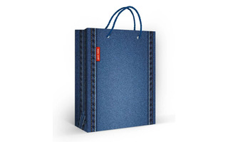 Сумка ламинированная 14*18 "Джинсы" код 477 90000848