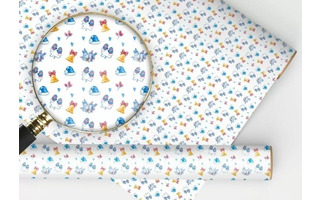 Бумага упаковочная новогодняя "Новогоднее настроение" 67*97см код 404 15.25.02530