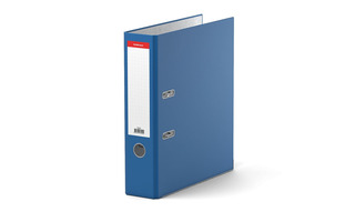 Папка-регистратор 70мм "ErichKrause.Colors" голубая металл кант 18420