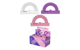 Транспортир  10 см ErichKrause Candy 57915