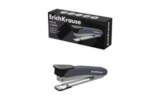 Степлер №10 15л "Erich Krause.Stells Classic" черный 61737