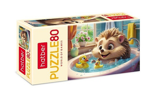 Пазлы Хатбер   80эл "Spa для ёжика" 80ПЗ5_34760 092036