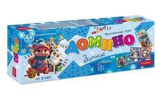 Домино "Зимние забавы" 28 карточек 28ИнД_35242 093309 Хатбер
