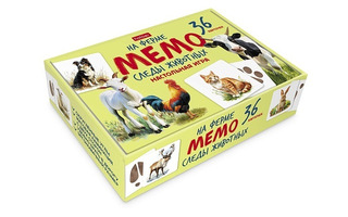 Мемо "Следы животных.На ферме" 36 карточек 36ИнМ_35031 092740 Хатбер