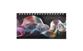 Еженедельник А6  128 стр "Голографика" не/датир УФ-лак гребень 68091 Феникс+