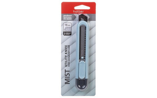 Нож канцелярский большой 18мм "Hatber.Mist"+2лезвия UK_081772