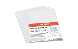 Файл А4 "deVente"  30мкм глянцевая 3050311