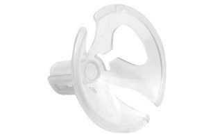 Зажим для шаров "Белый" 3см (100шт) тч46627