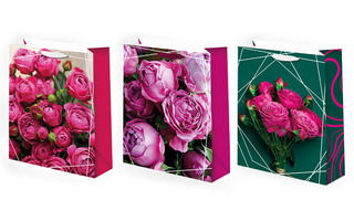 Сумка ламинированная 26*32 "Женская.Розы" ассорти Ч45518