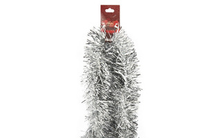 Мишура "Льдинка" 2м d=8см серебряная 212479 Кокос (9121)