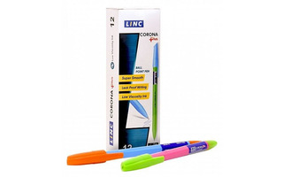 Ручка шариковая "Linc Corona Plus Fancy colors" синяя 0,7мм 3002N-FC