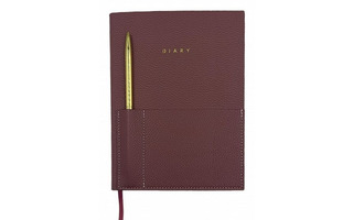 Ежедневник А5  160стр "Lorex.Elegance stylish collection" н/дат иск.кожа сливовый ручка LXDRA5-ESC6