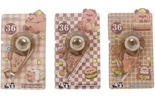 Корректирующая лента "Weibo.Capybara" 6м*5мм ассорти KO MD-8623