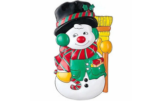 Панно Е3034 снеговик 49*28