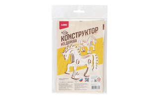Набор для творчества "Конструктор из дерева.Мини.Лошадь" Фн-038